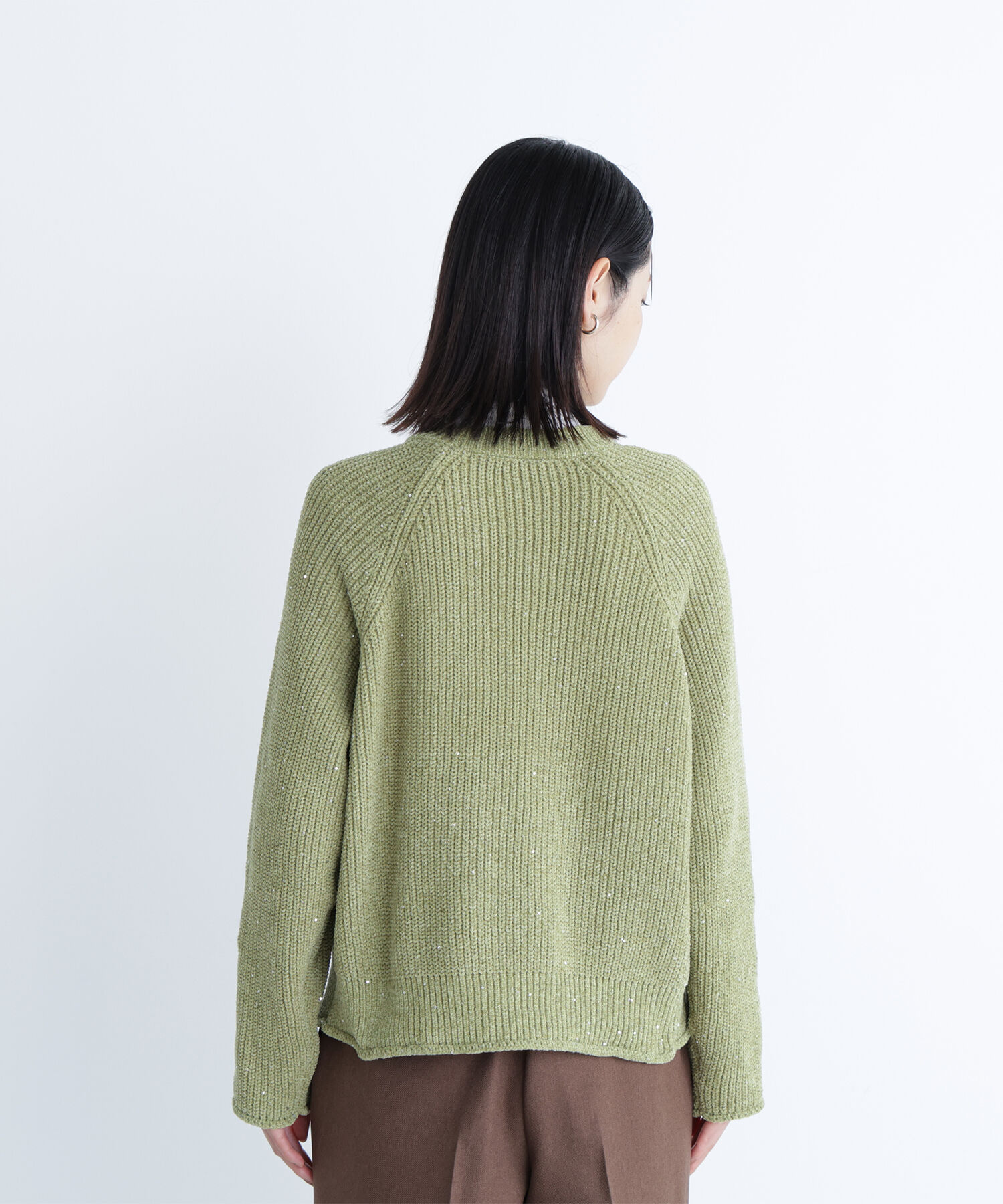  「スパンコールモールニット」|ニット・セーター|