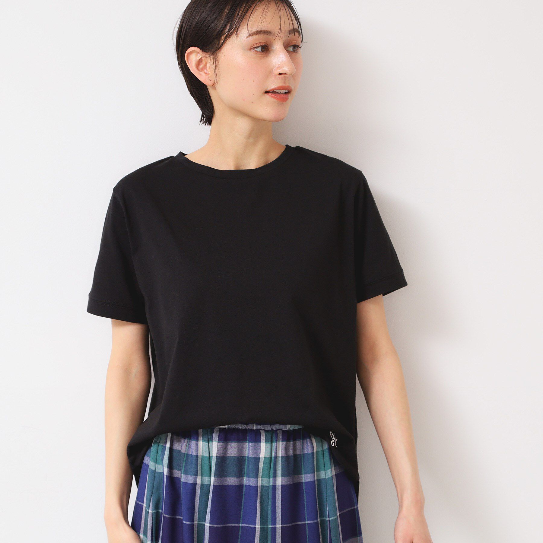 Dessin「【レイヤード・1枚着・プチプラ】シャツテールTシャツ（XS～L）」|Tシャツ・カットソー|