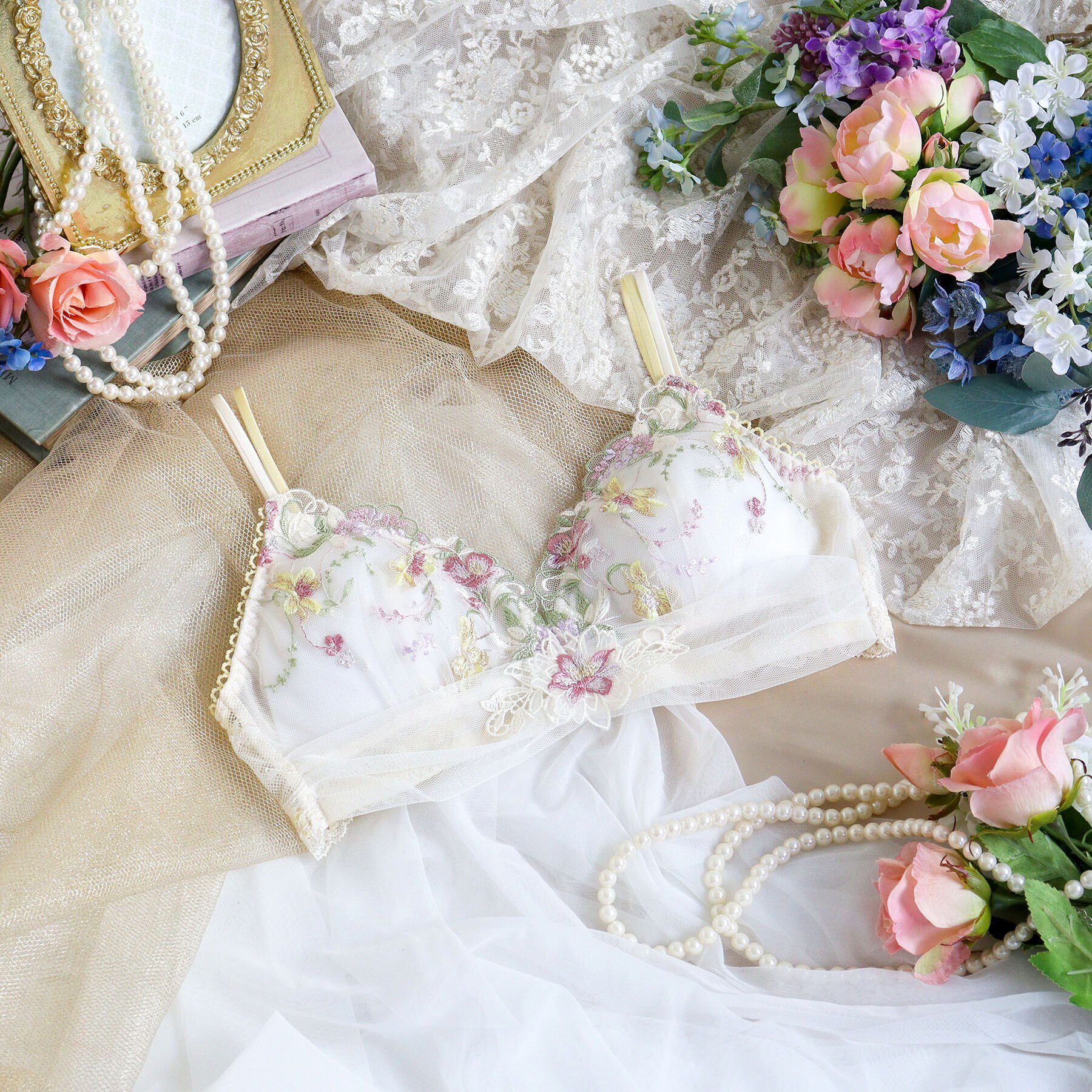 Risa Magli「アイリィー ソフトブラ」|インナー|アイボリー(004)