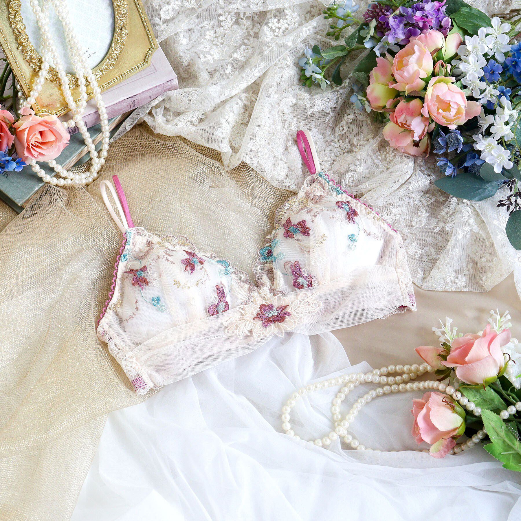 Risa Magli「アイリィー ソフトブラ」|インナー|クリーム(054)