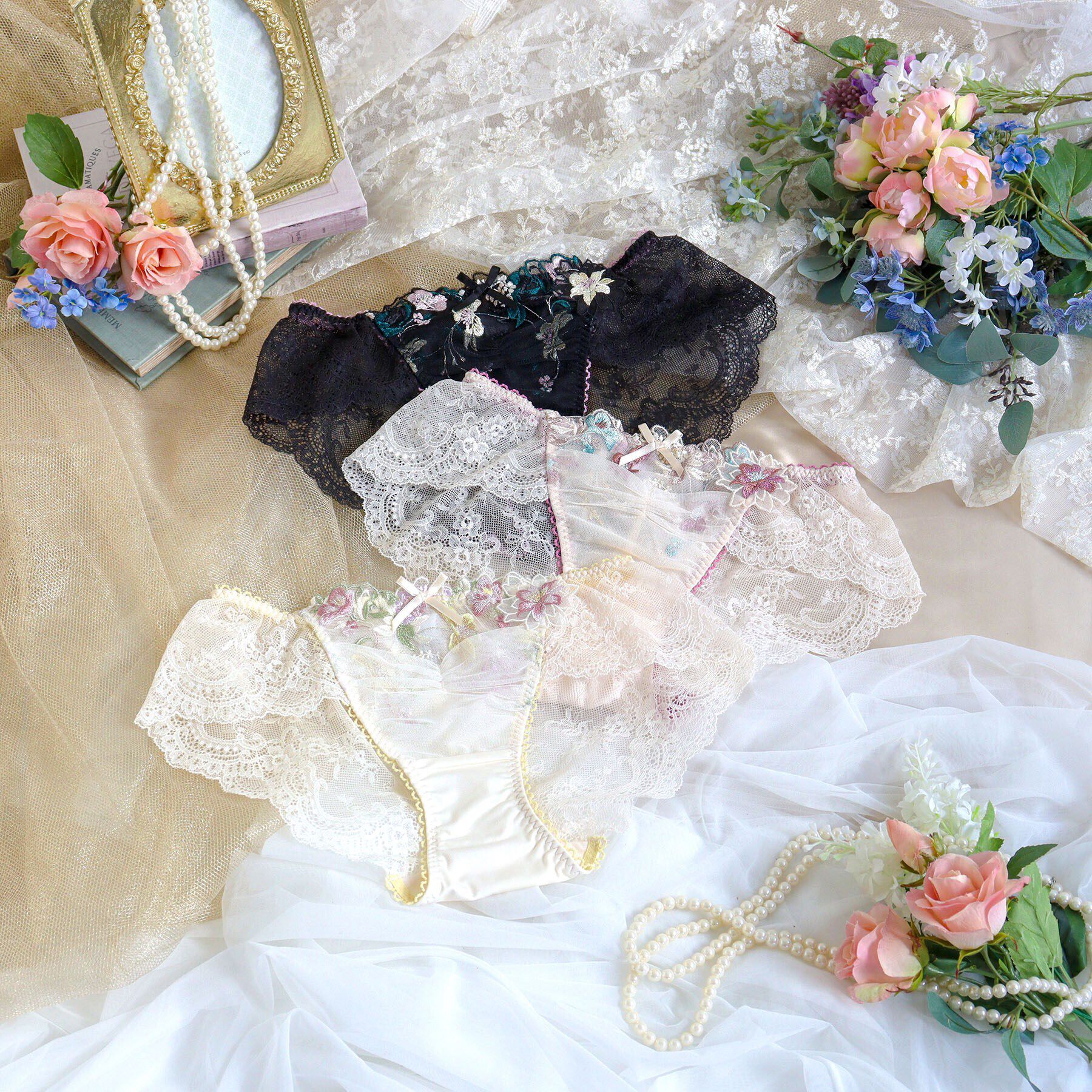 Risa Magli「アイリィー レースショーツ」|インナー|