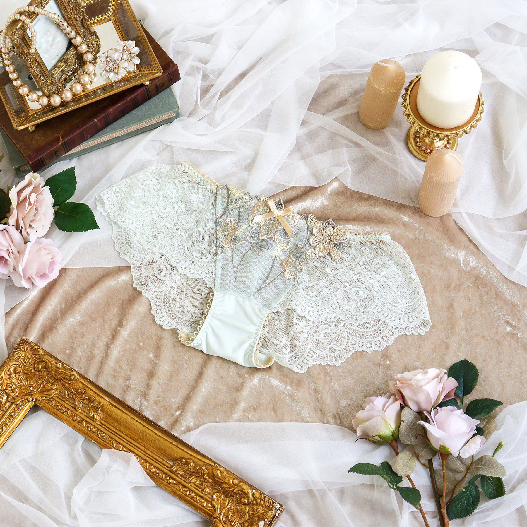 Risa Magli「アデリーノ ヒップハング」|インナー|グリーン(022)