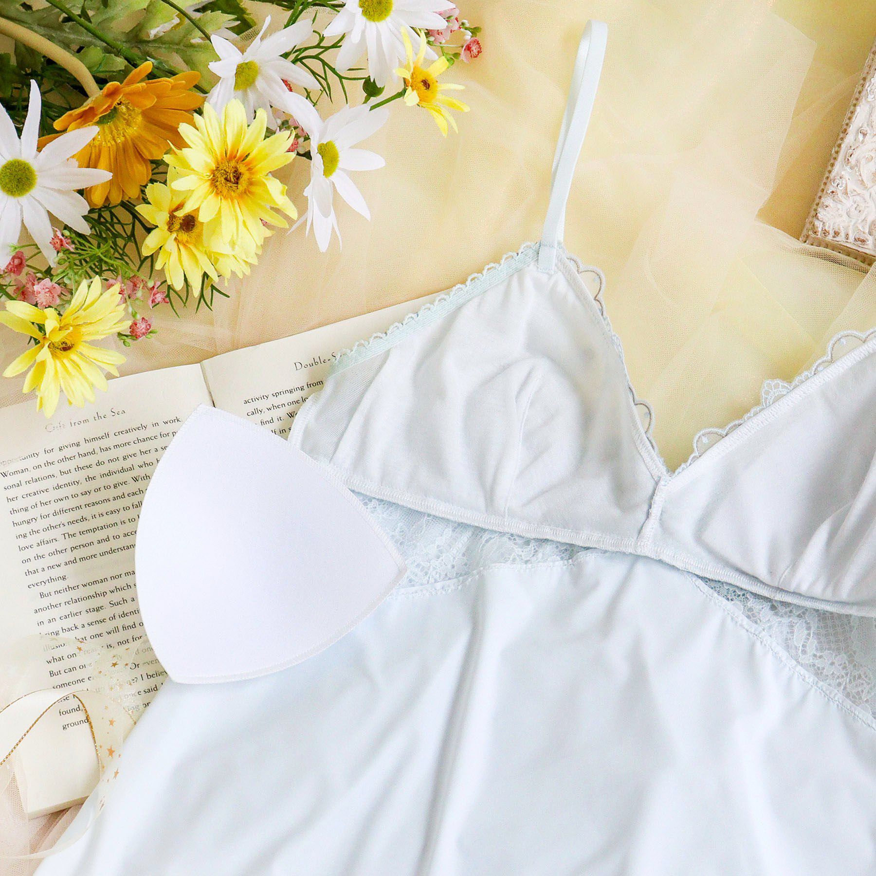 Risa Magli「ミリ カップ付スリップ」|キャミソール|