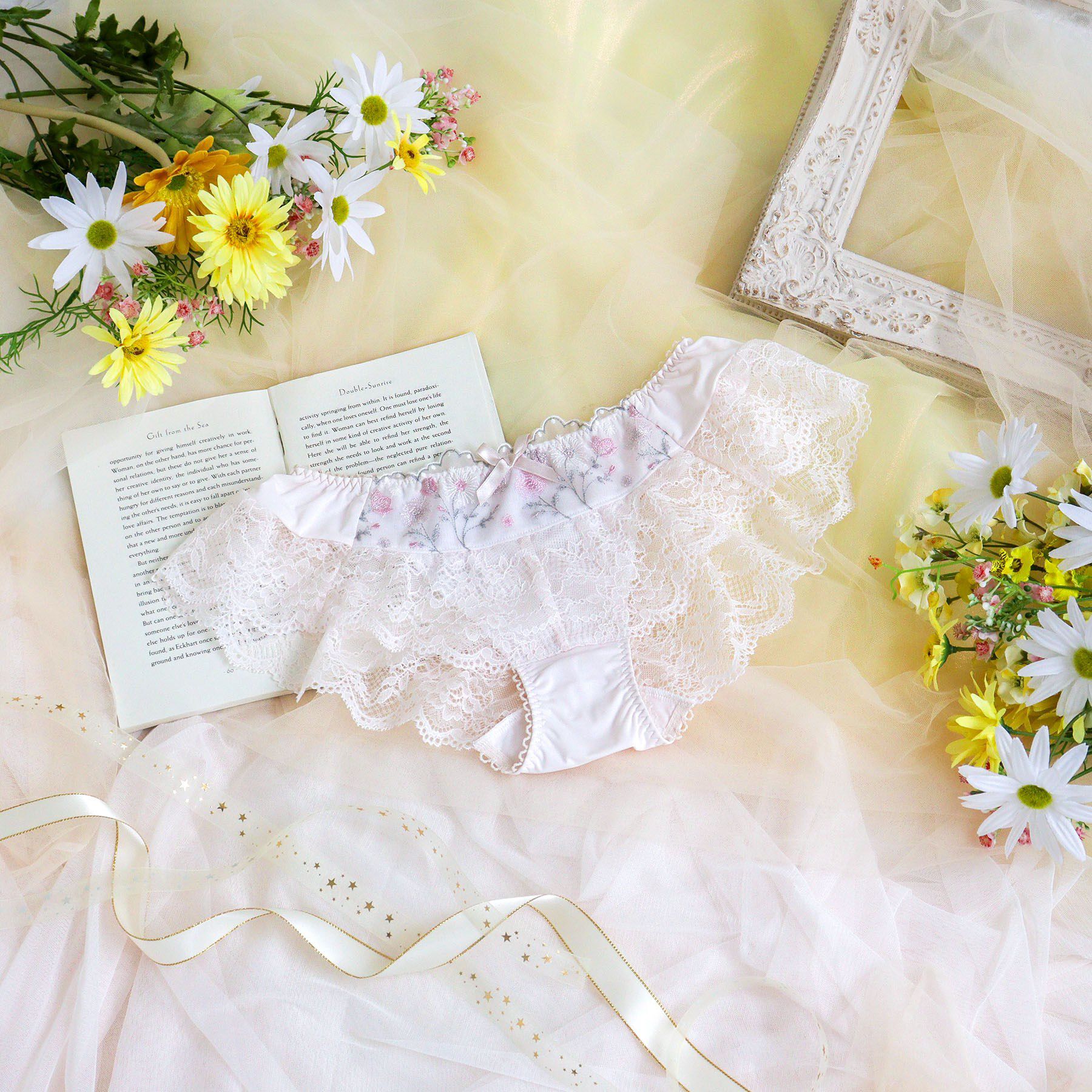 Risa Magli「ミリ フレアショーツ」|インナー|ピンク(071)