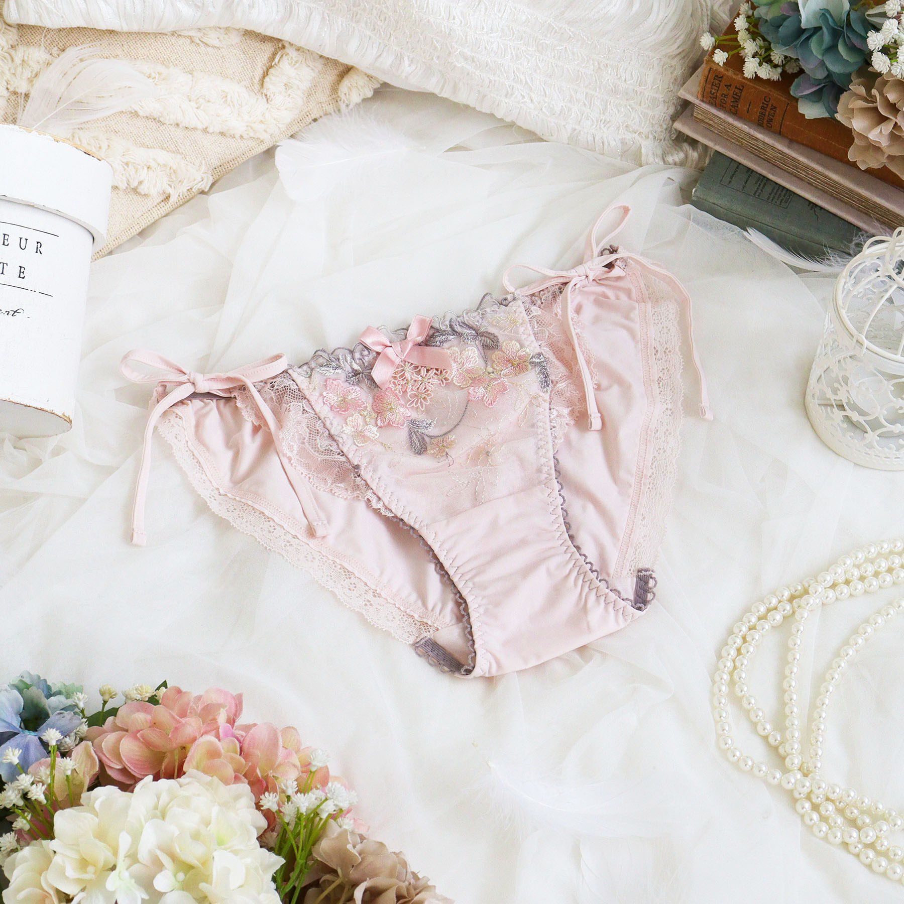 Risa Magli「エリアン リボンショーツ」|インナー|ピンク(071)