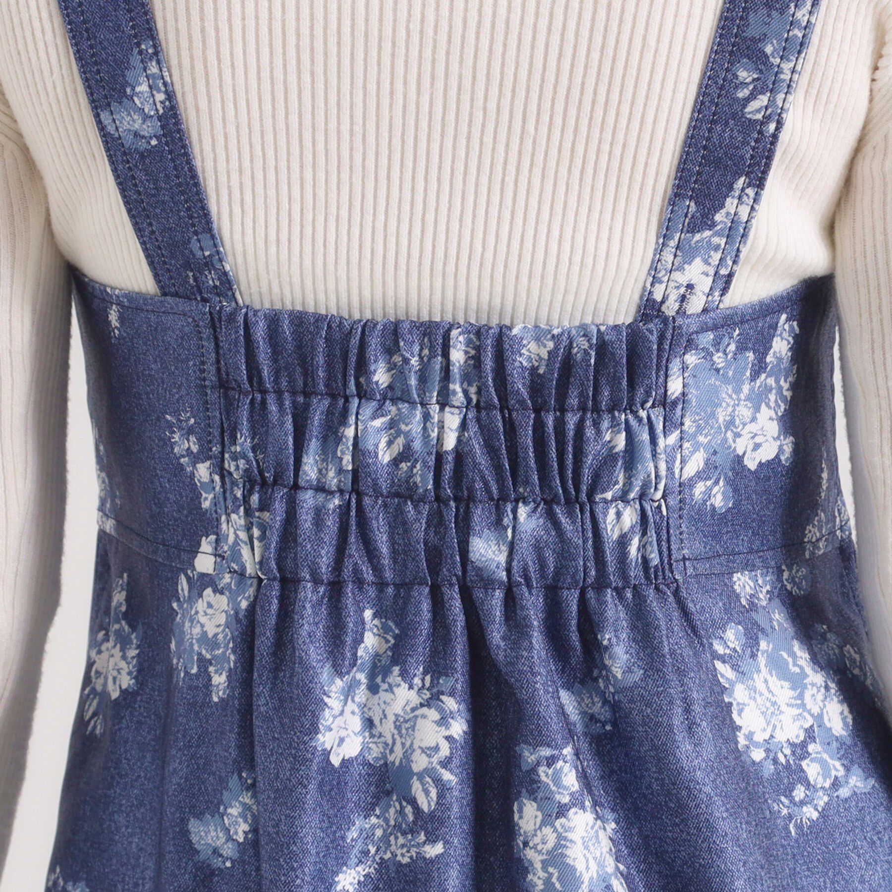 ITS&rsquo;DEMO「【手洗い可】デニム風ジャンスカ」|ワンピース|