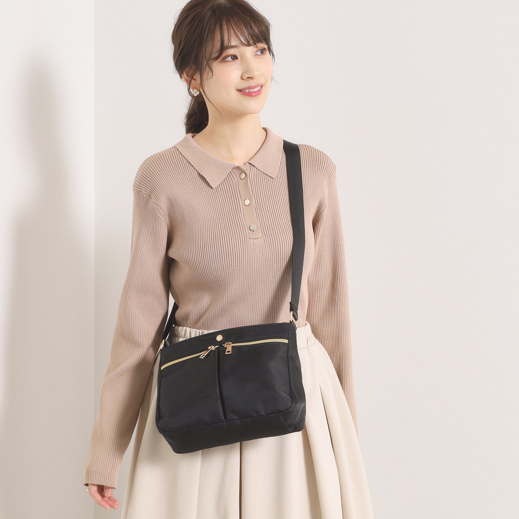 ITS&rsquo;DEMO「【収納アドバイザー監修】ミニショルダー」|ショルダー・メッセンジャー|