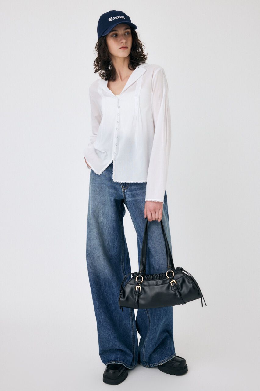 MOUSSY「COTTON PINTUCK ブラウス」|シャツ・ブラウス|