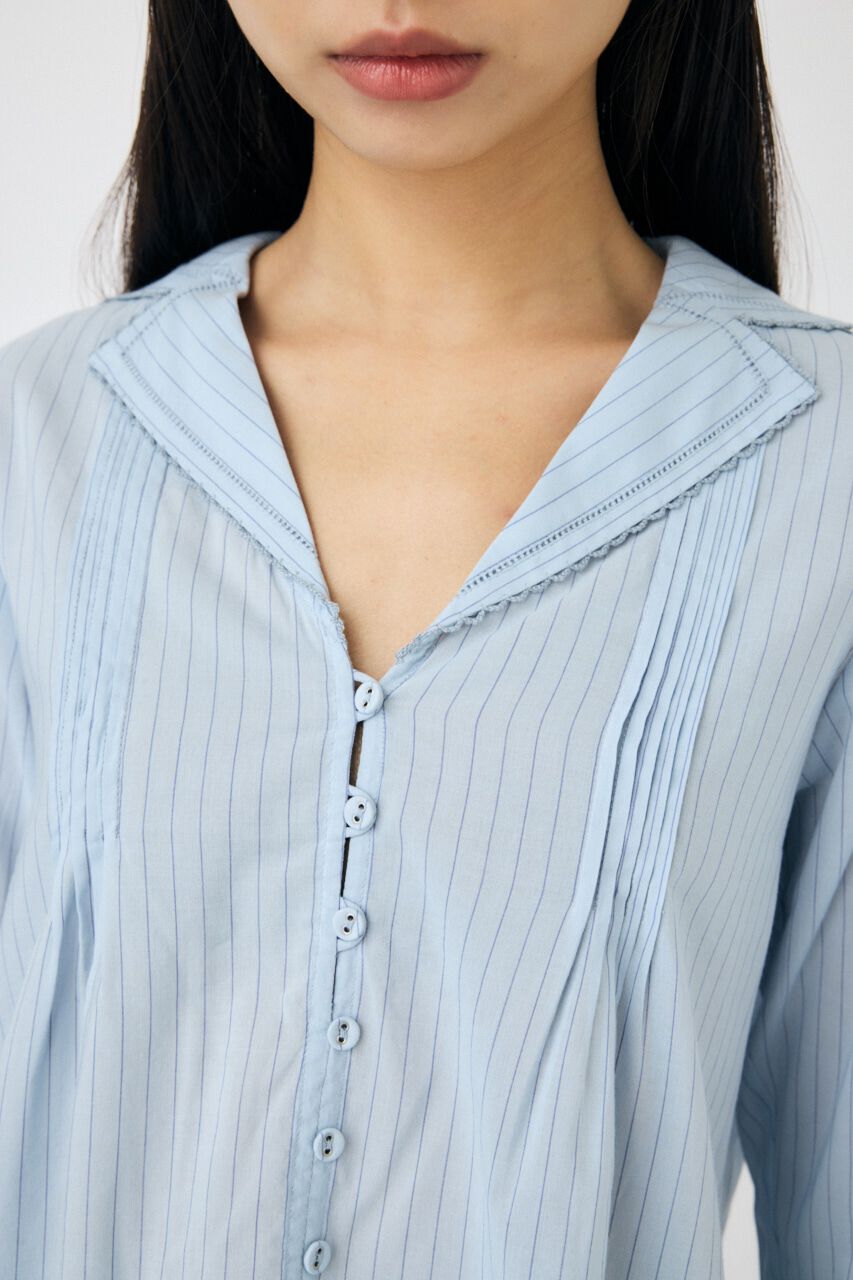 MOUSSY「COTTON PINTUCK ブラウス」|シャツ・ブラウス|