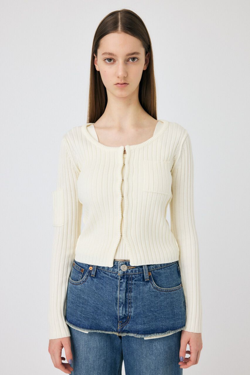 MOUSSY「RIB KNIT CD & タンク」|ニット・セーター|
