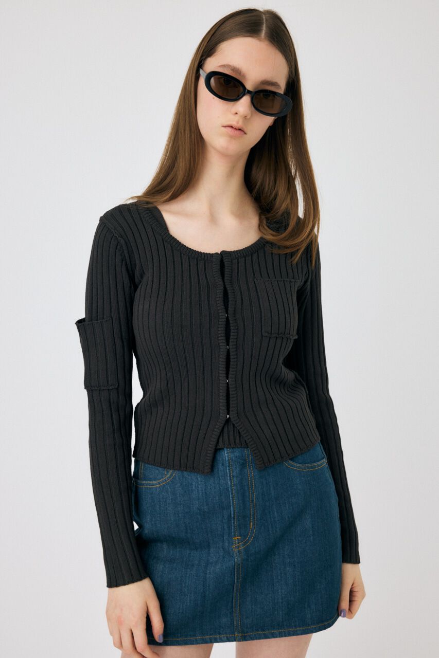 MOUSSY「RIB KNIT CD & タンク」|ニット・セーター|