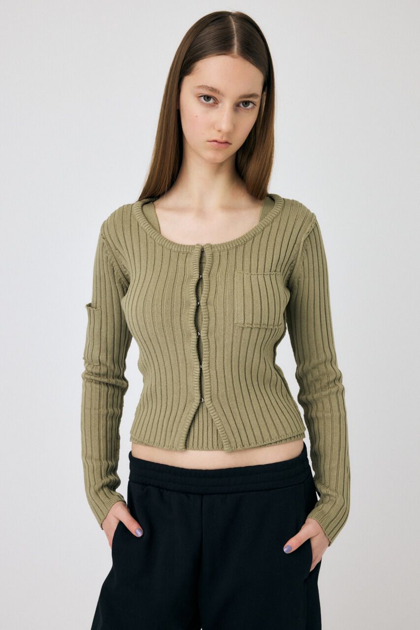 MOUSSY「RIB KNIT CD & タンク」|ニット・セーター|