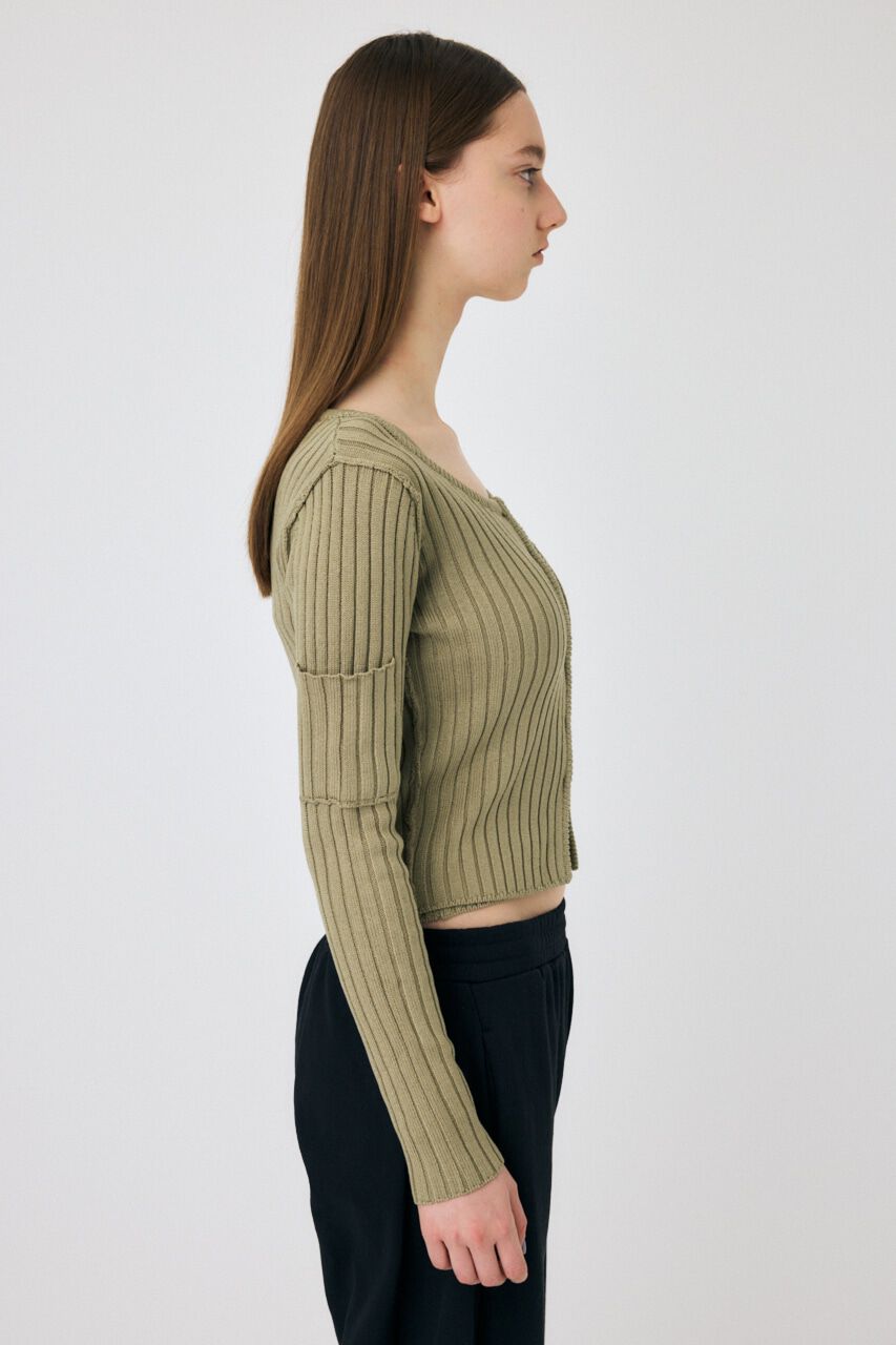 MOUSSY「RIB KNIT CD & タンク」|ニット・セーター|