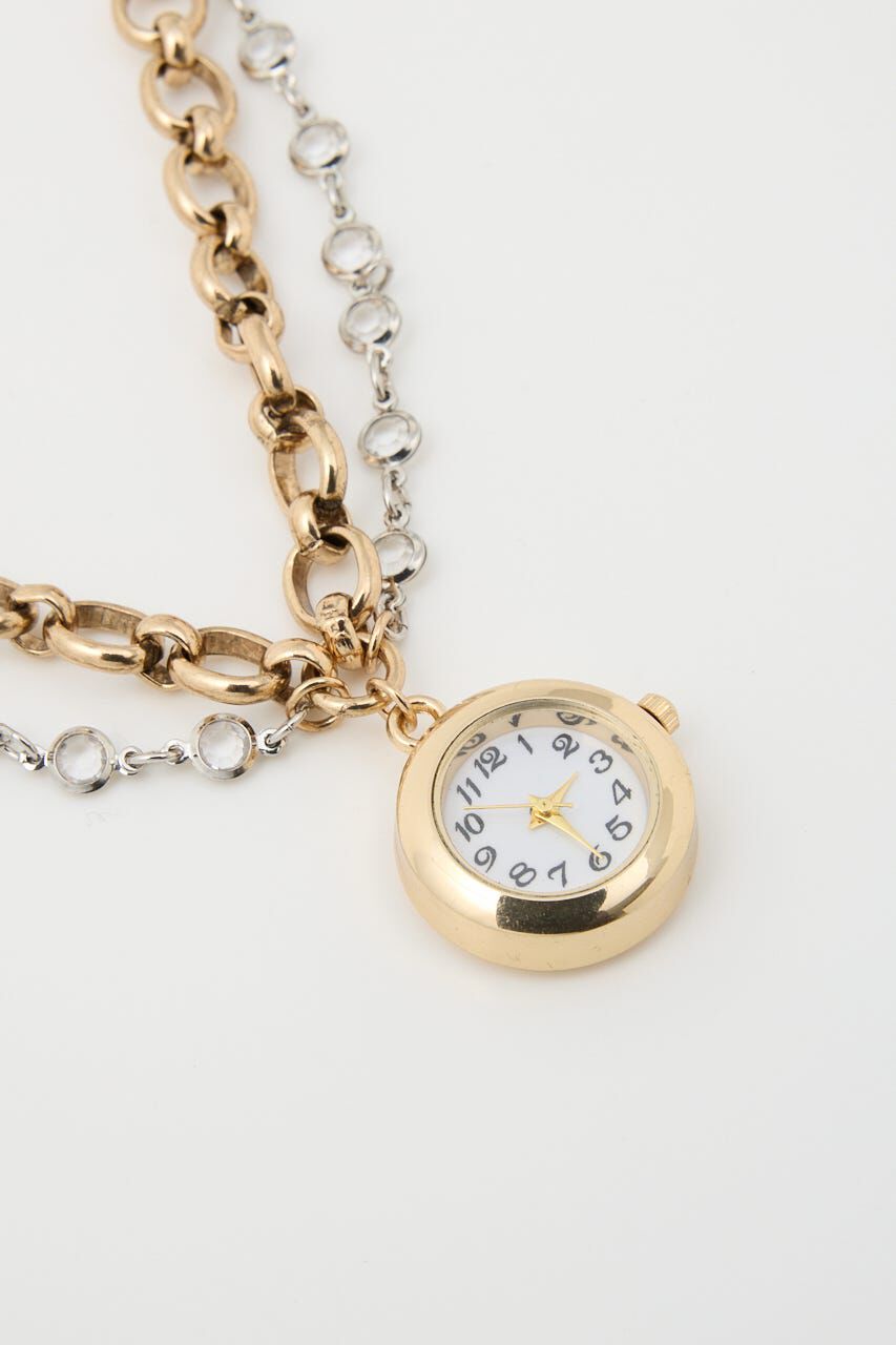 SLY「CLOCK MOTIF ネックレス」|ネックレス|