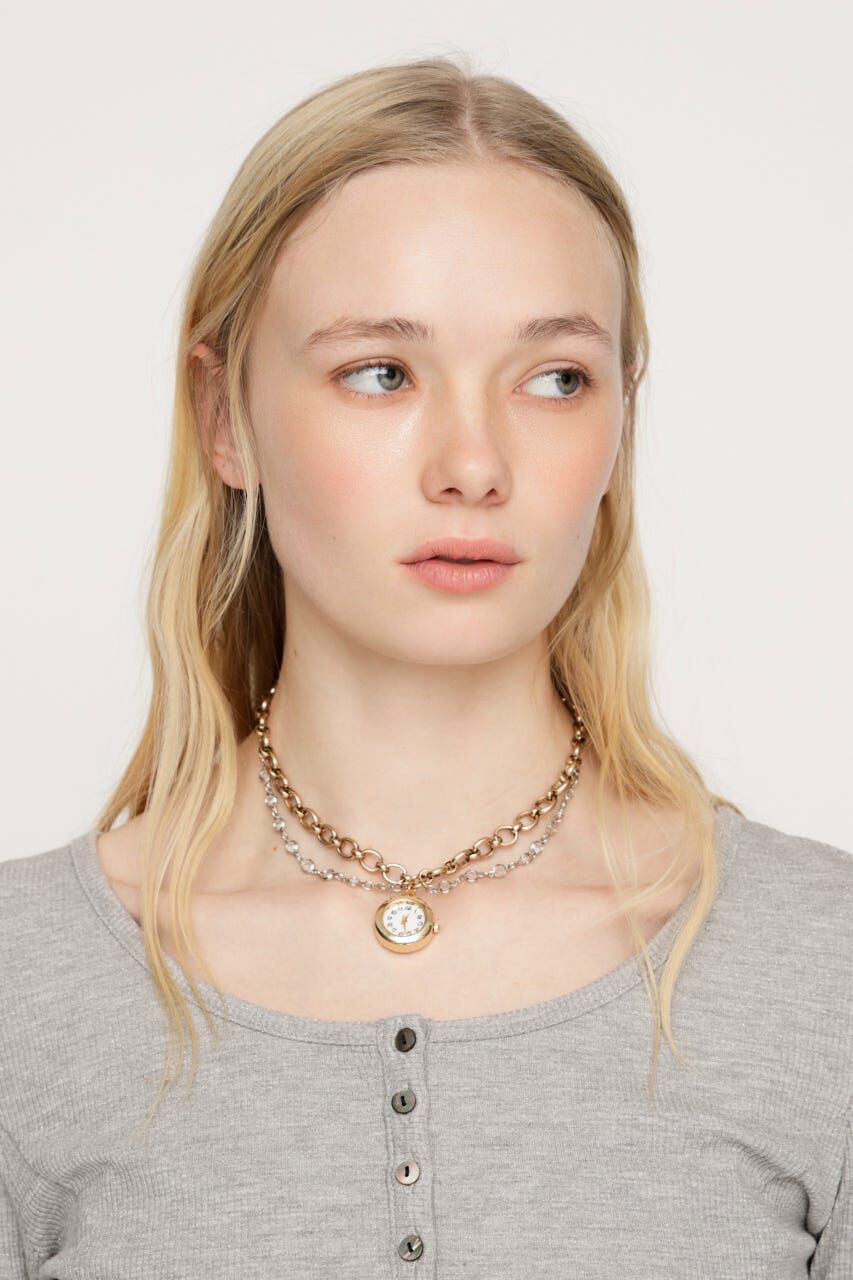 SLY「CLOCK MOTIF ネックレス」|ネックレス|