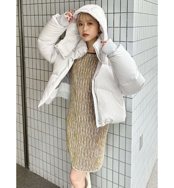 MURUA「グラデーションガーターニットミニワンピース」|ワンピース|