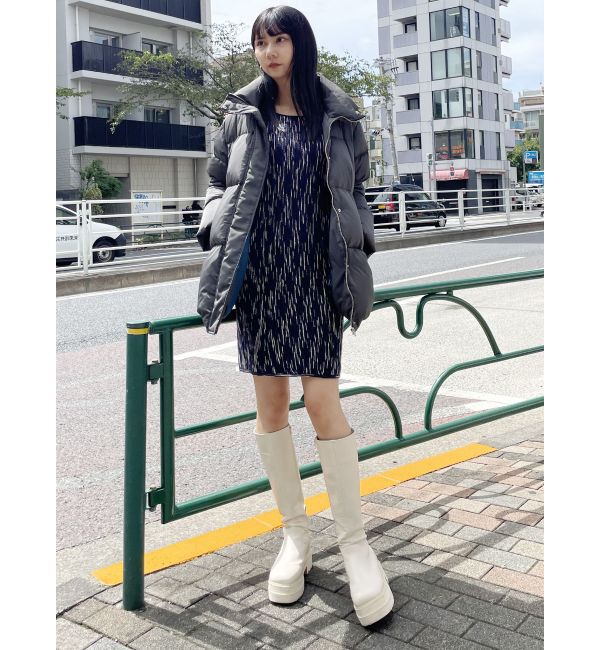 MURUA「グラデーションガーターニットミニワンピース」|ワンピース|