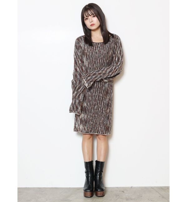 MURUA「グラデーションガーターニットミニワンピース」|ワンピース|