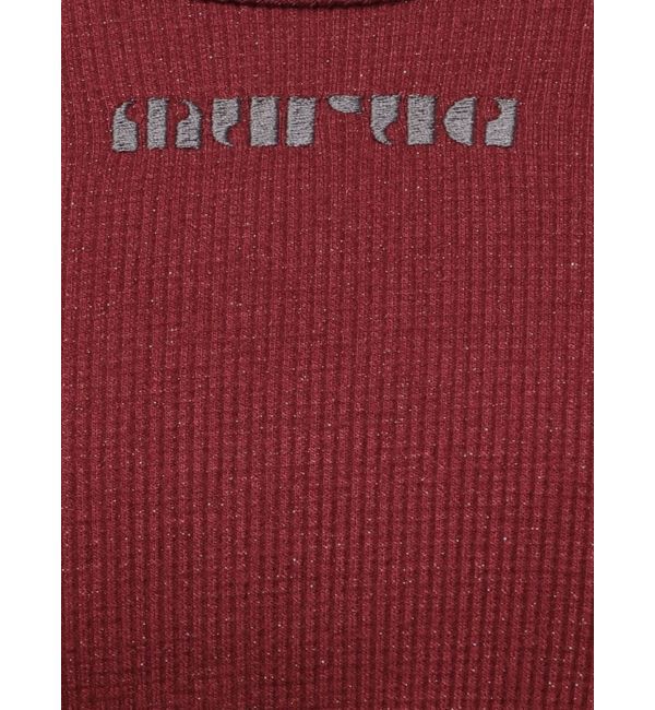 MURUA「ロゴラメテレコトップス」|Tシャツ・カットソー|