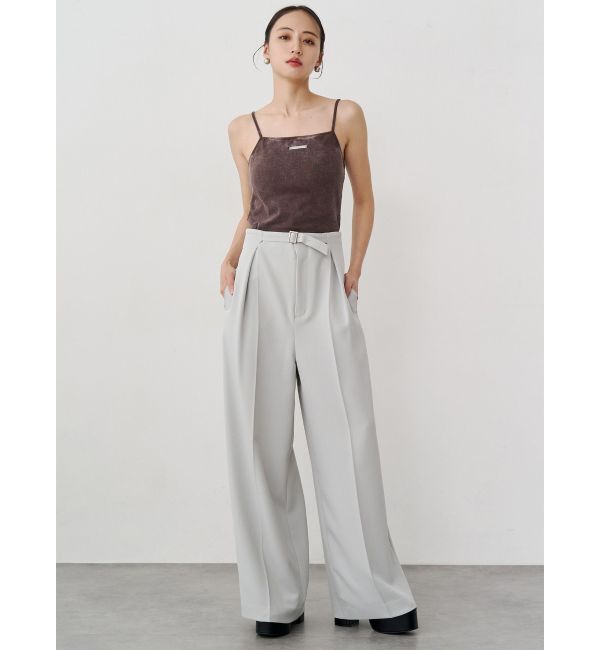 MURUA「フロントベルトワイドパンツ【セット販売対象】」|その他|