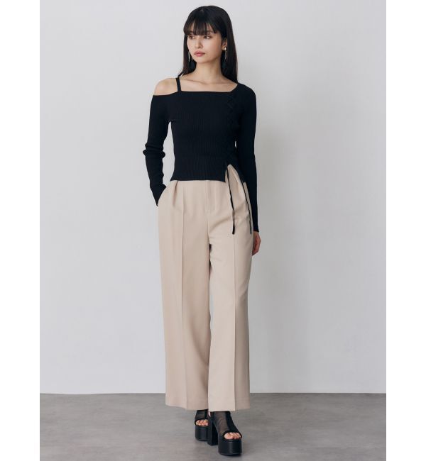 MURUA「フロントベルトワイドパンツ【セット販売対象】」|その他|