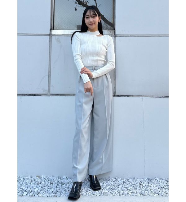 MURUA「フロントベルトワイドパンツ【セット販売対象】」|その他|