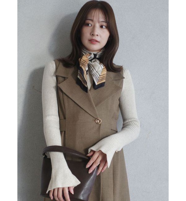 LAGUNAMOON「メタルボタンテーラードジャンパースカート」|ワンピース|