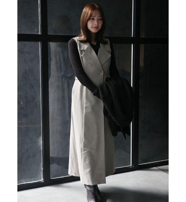 LAGUNAMOON「メタルボタンテーラードジャンパースカート」|ワンピース|