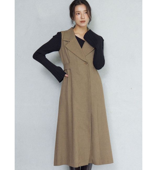 LAGUNAMOON「メタルボタンテーラードジャンパースカート」|ワンピース|