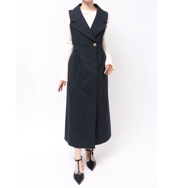 LAGUNAMOON「メタルボタンテーラードジャンパースカート」|ワンピース|