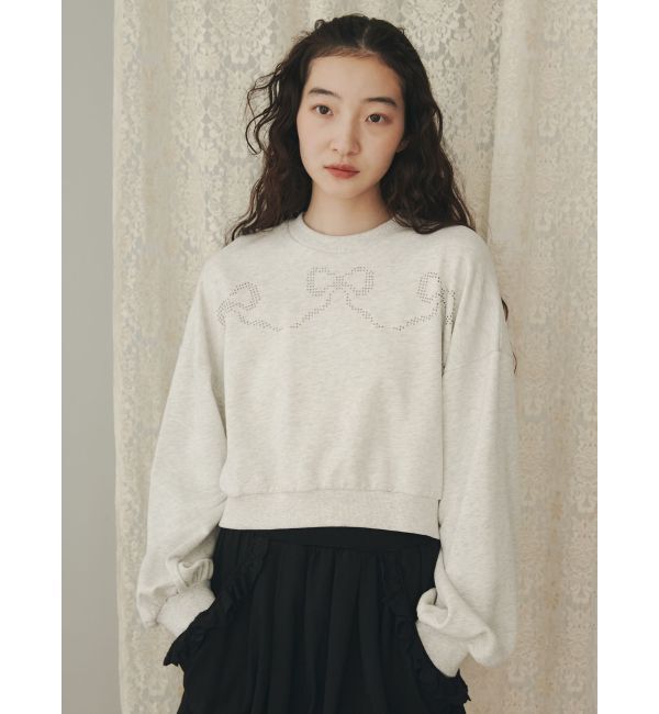 merry jenny「ribbonホットフィックススウェット」|Tシャツ・カットソー|