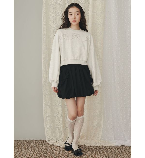 merry jenny「ribbonホットフィックススウェット」|Tシャツ・カットソー|