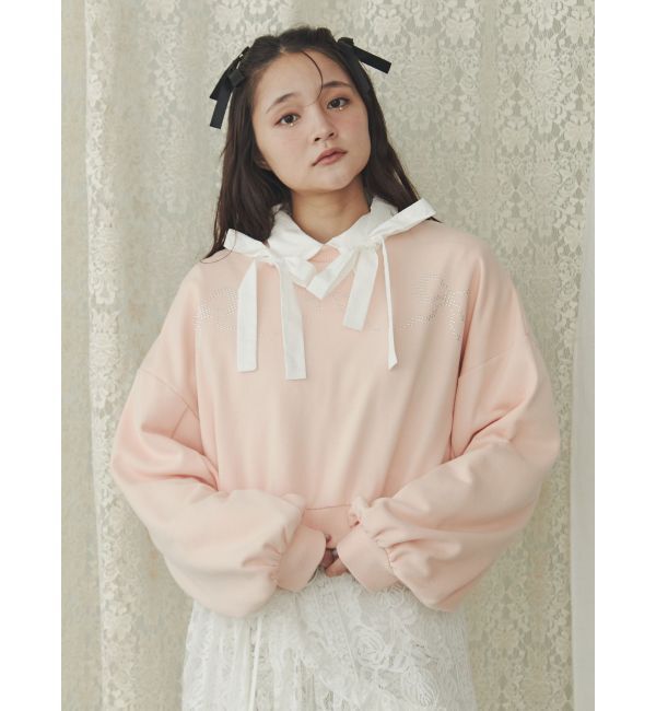 merry jenny「ribbonホットフィックススウェット」|Tシャツ・カットソー|