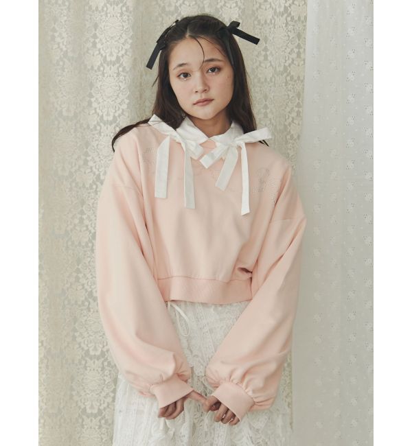 merry jenny「ribbonホットフィックススウェット」|Tシャツ・カットソー|