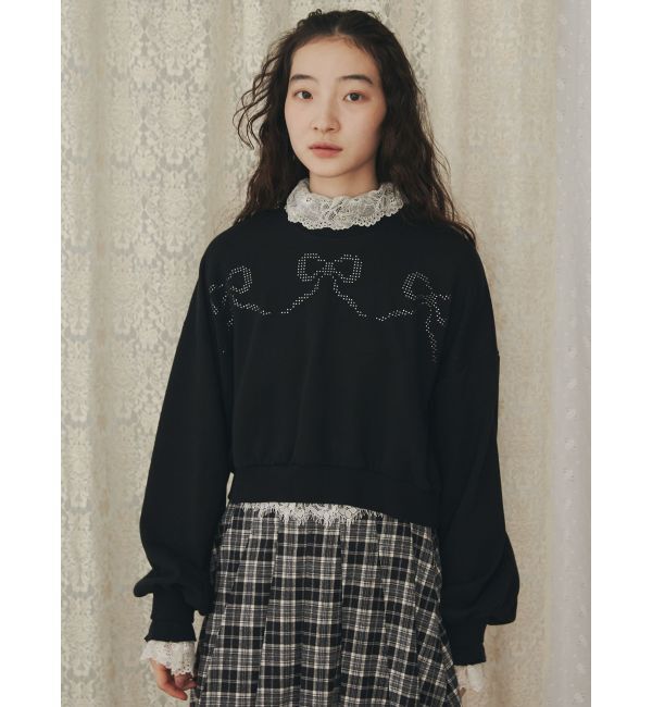 merry jenny「ribbonホットフィックススウェット」|Tシャツ・カットソー|