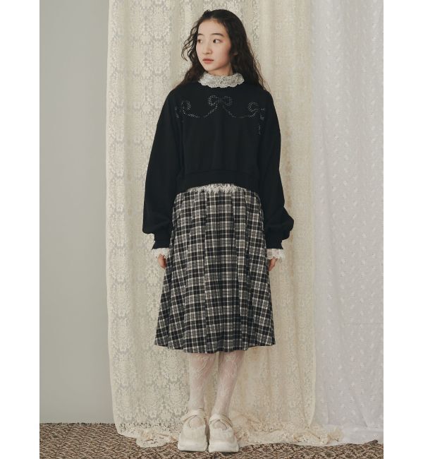 merry jenny「ribbonホットフィックススウェット」|Tシャツ・カットソー|