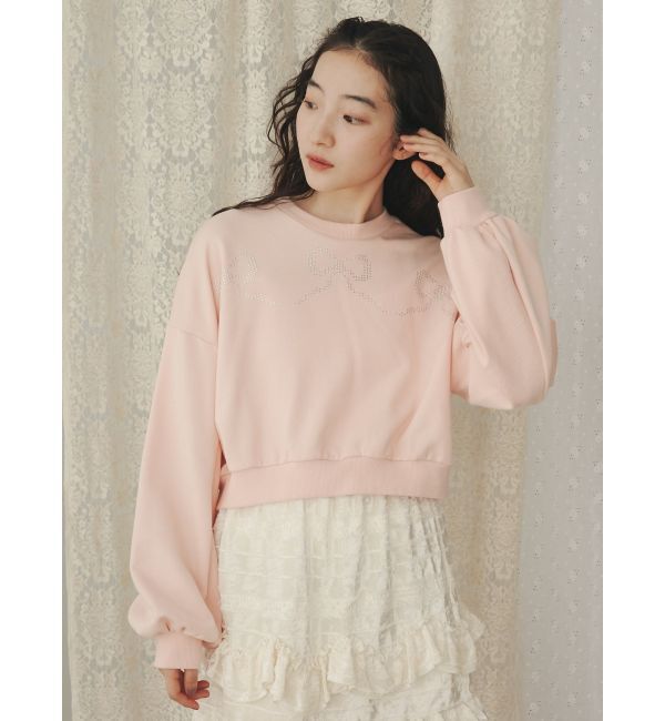 merry jenny「ribbonホットフィックススウェット」|Tシャツ・カットソー|