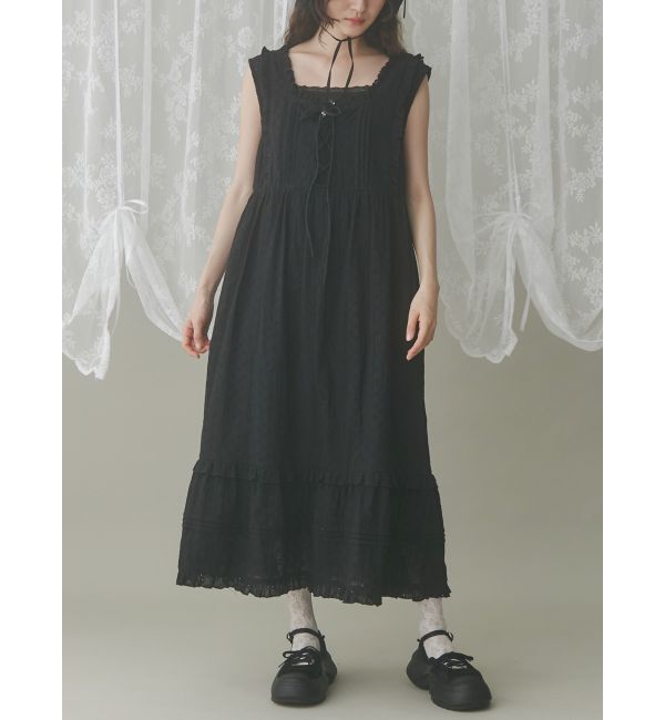 merry jenny「ribbonレースワンピース」|ワンピース|ブラック
