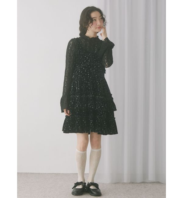 merry jenny「flowerレーストップス」|Tシャツ・カットソー|