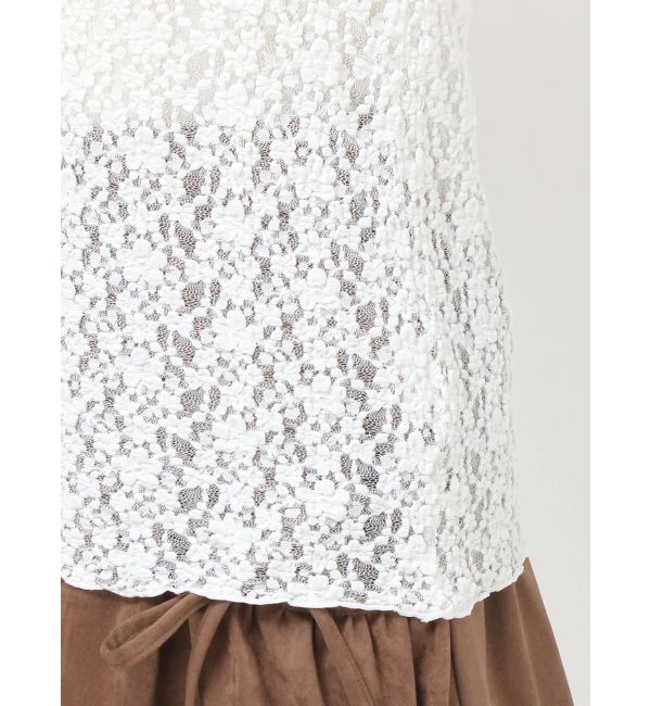 merry jenny「flowerレーストップス」|Tシャツ・カットソー|