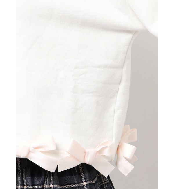 merry jenny「リボンたっぷりスナップカーディガン」|カーディガン|