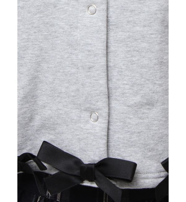 merry jenny「リボンたっぷりスナップカーディガン」|カーディガン|