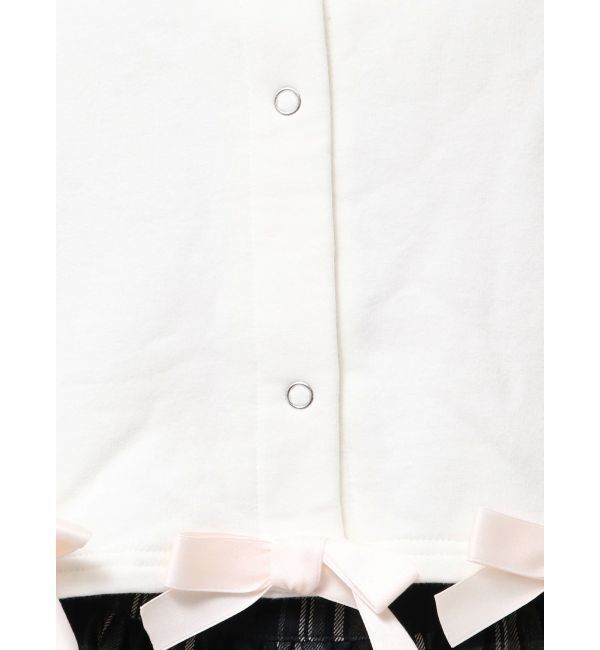 merry jenny「リボンたっぷりスナップカーディガン」|カーディガン|