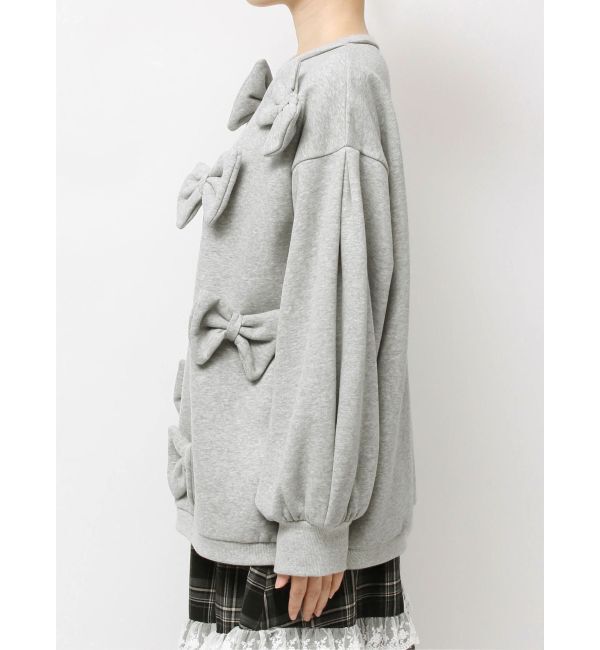 merry jenny「ぽんぽんリボンスウェット」|スウェット・ジャージ|