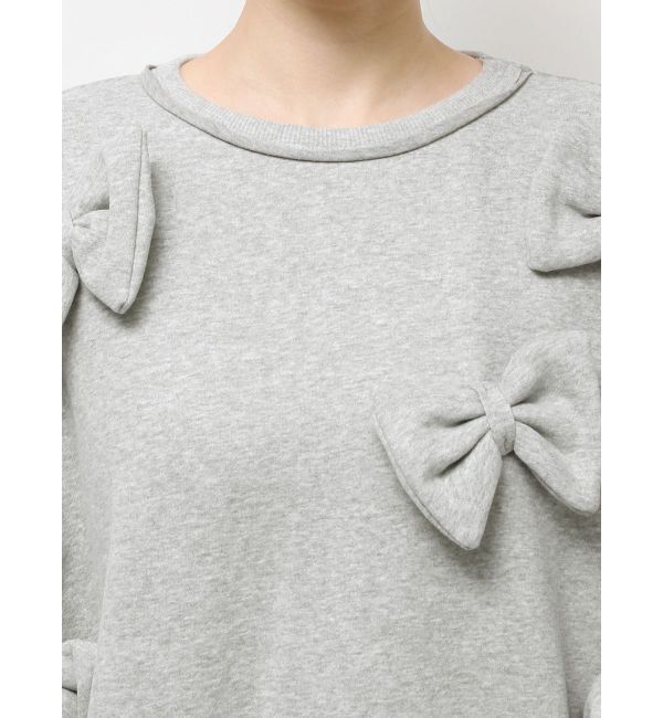 merry jenny「ぽんぽんリボンスウェット」|スウェット・ジャージ|