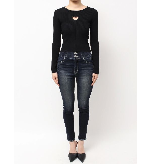 GYDA「OPEN HEART ニットトップス」|ニット・セーター|