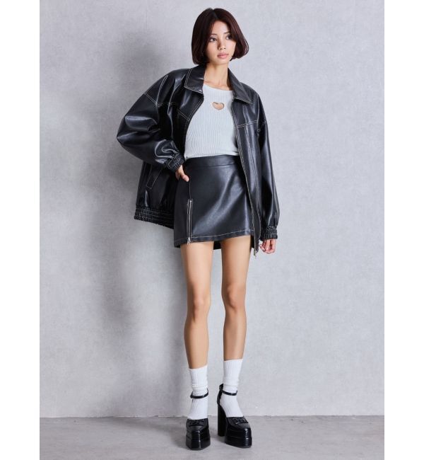 GYDA「OPEN HEART ニットトップス」|ニット・セーター|