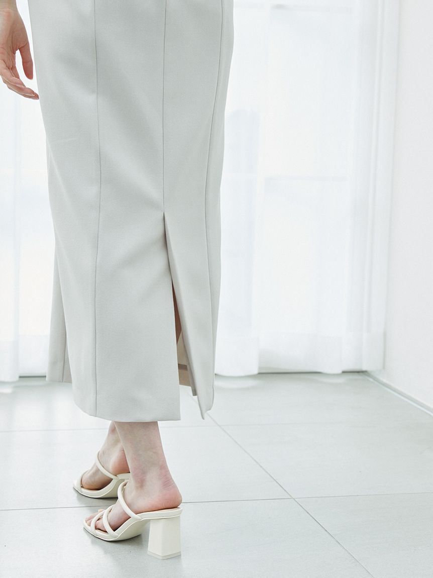 SNIDEL「パフスリワンピース」|ドレス|