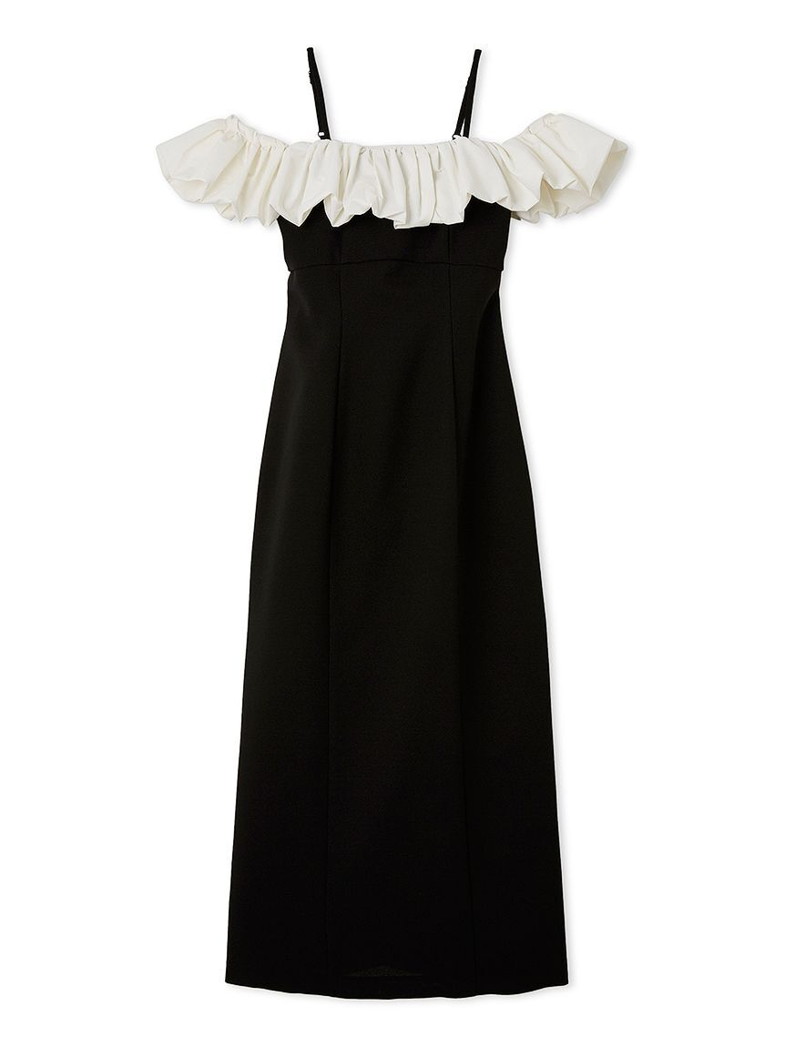 SNIDEL「パフスリワンピース」|ドレス|