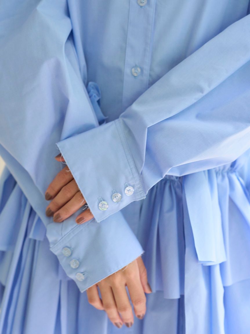 SNIDEL「リボンシャツ」|ワンピース|